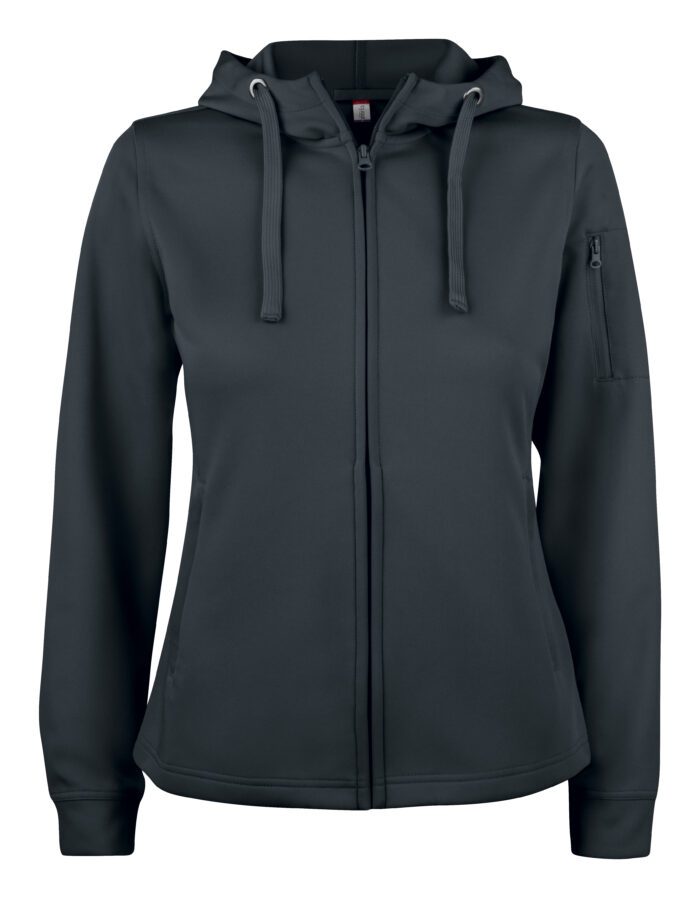 Basic Active Hoody Full Zip Ladies – Image 5