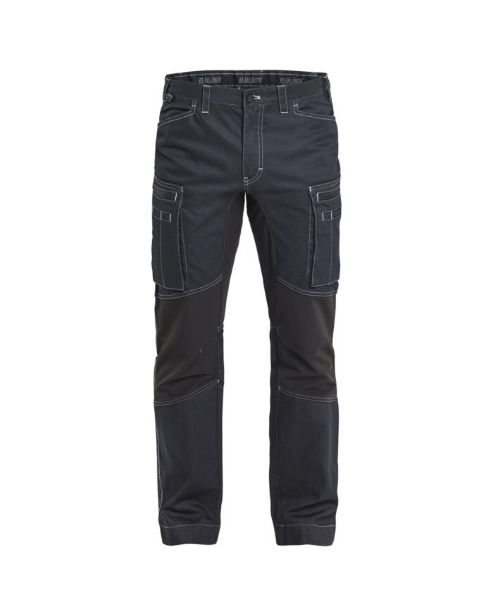 Pantalon maintenance denim +stretch