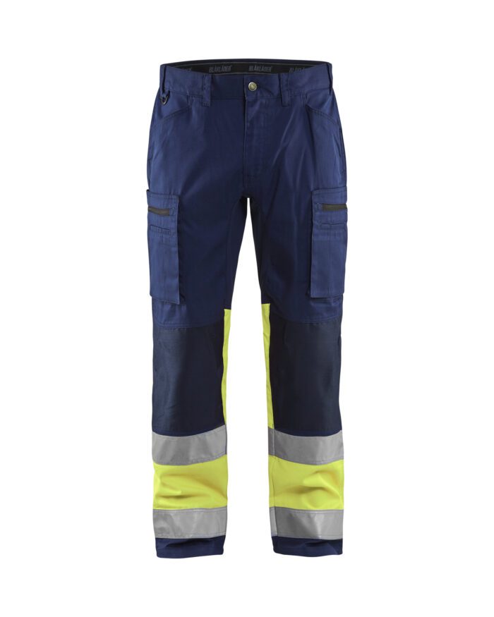 Pantalon artisan haute-visibilité +stretch