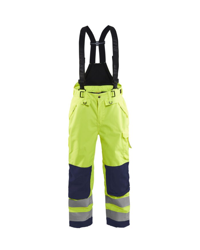 Pantalon à bretelles hardshell haute-visibilité