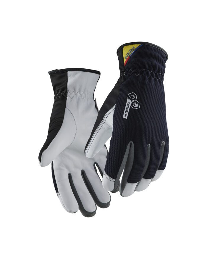 Work glove leather, winter lined WR