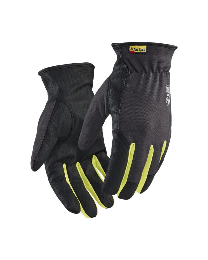 Work glove lined touch