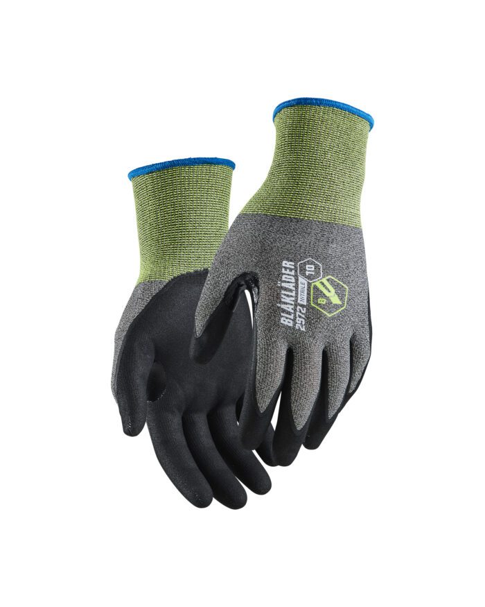 Gants de travail en nitrile trempé anti coupure niveau B