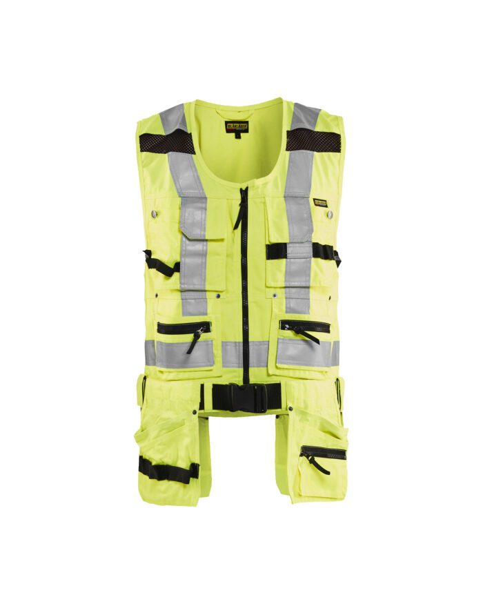 Gilet porte-outil haute-visibilité