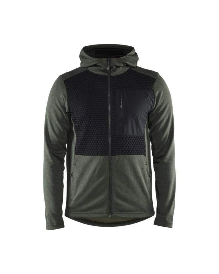 Sweat zippé à capuche