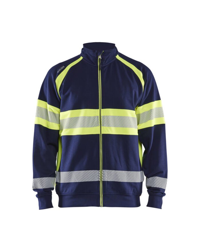 Hi-Vis sweatshirt full-zip