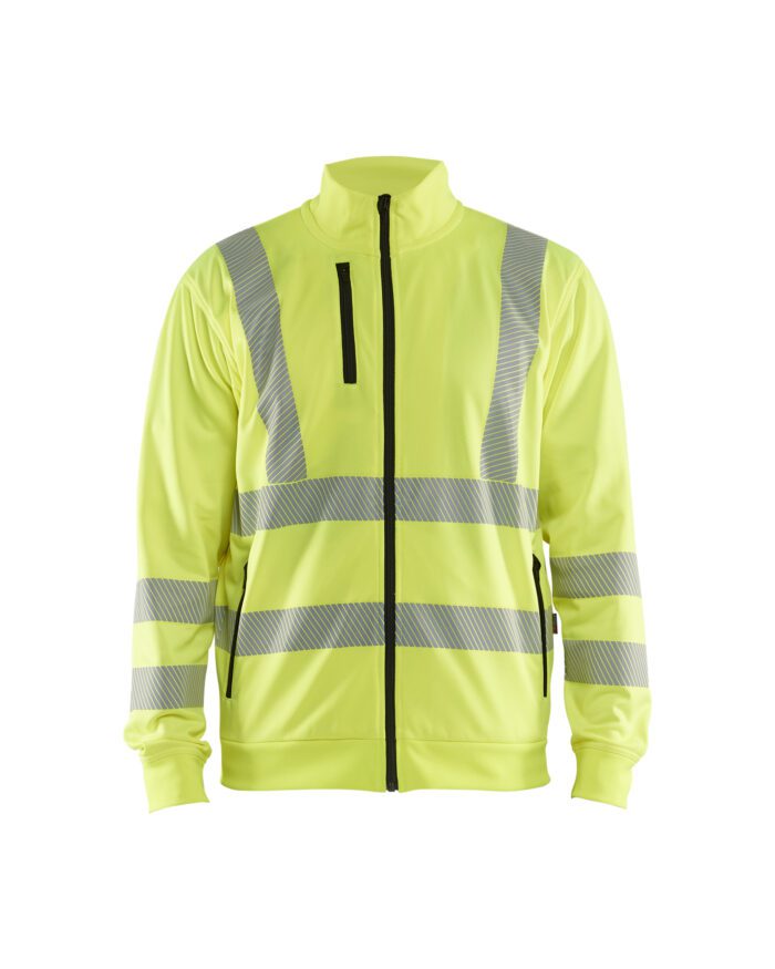 Sweat zippé haute-visibilité