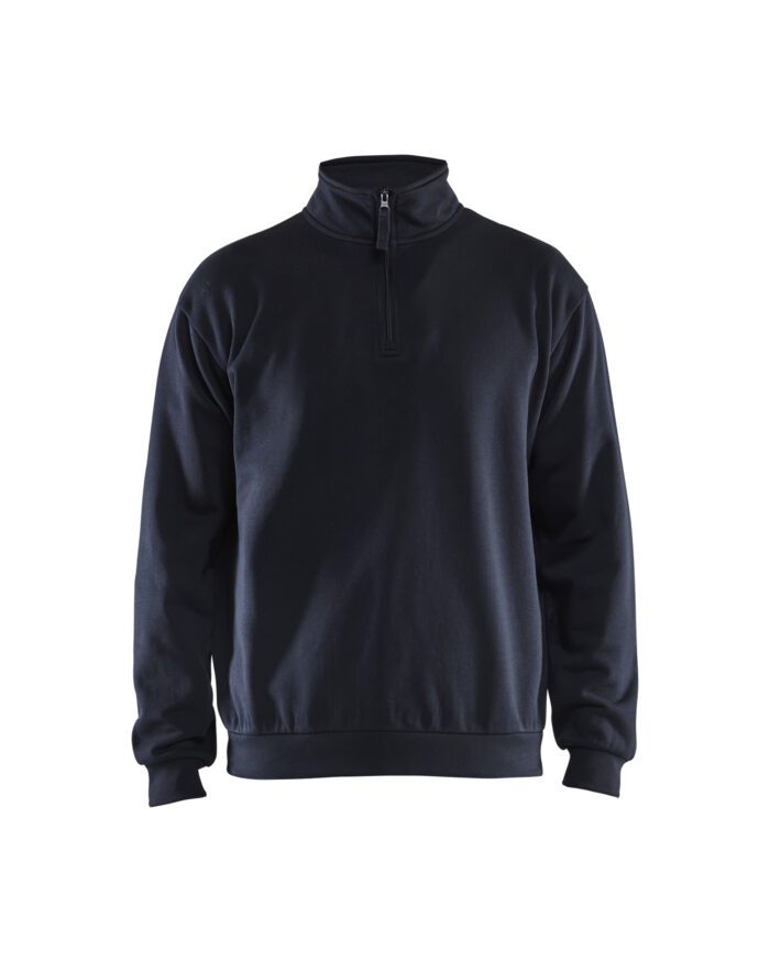 Sweat col zippé