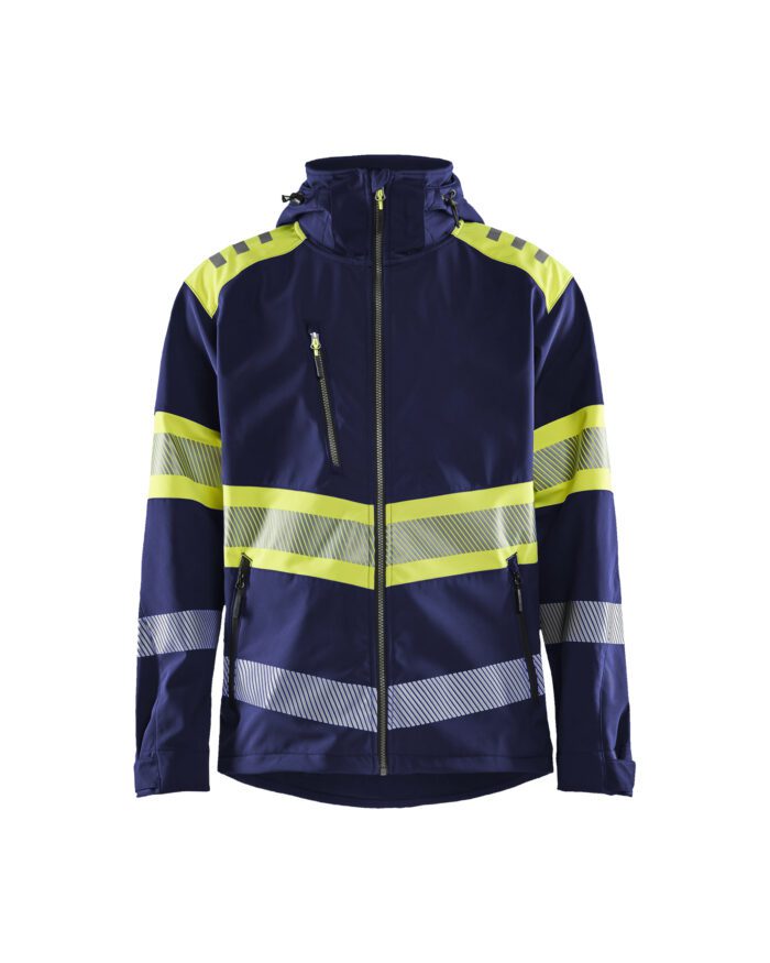 Veste softshell haute visibilité