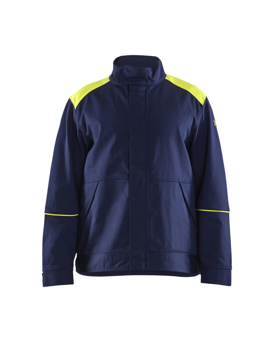 Veste De Soudeur En Cuir Lincoln Electric - Manches Fendues, Ignifugée, Taille M