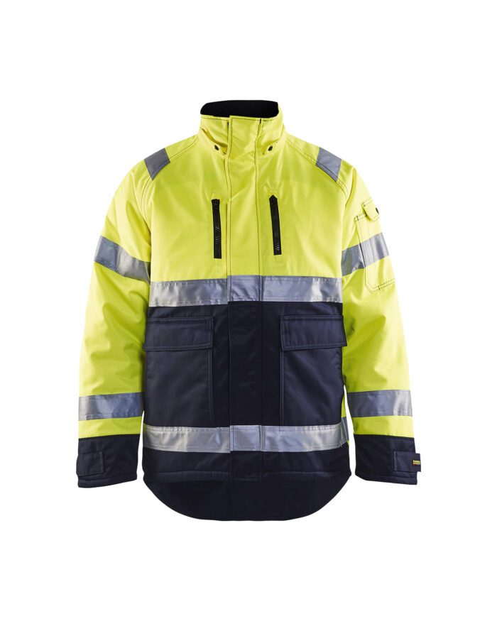 Veste hiver haute visibilité