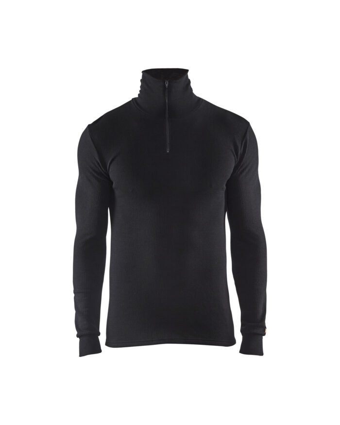 Haut de sous-vêtements col zippé WARM