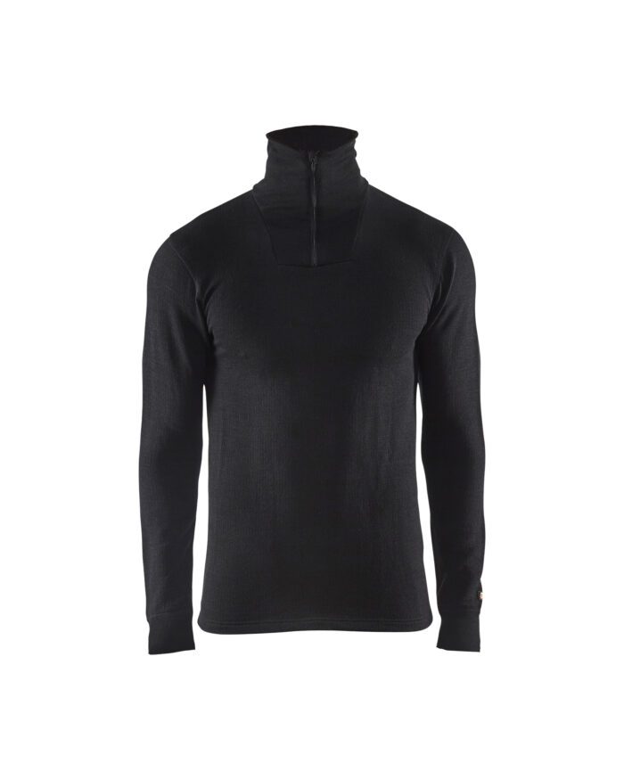 Haut de sous-vêtements col zippé WARM