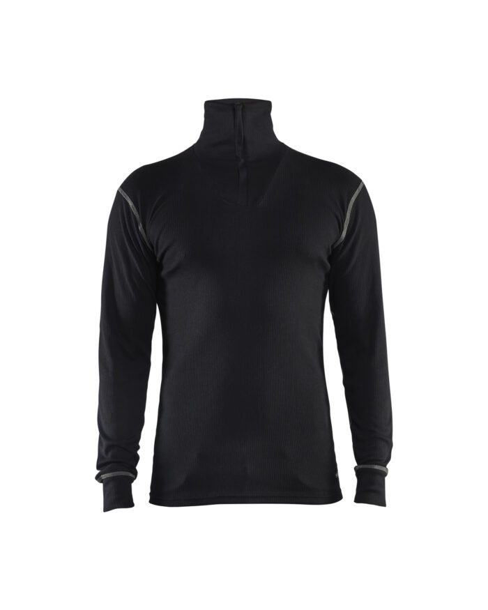 Haut de sous-vêtements retardant flamme inhérent col zippé