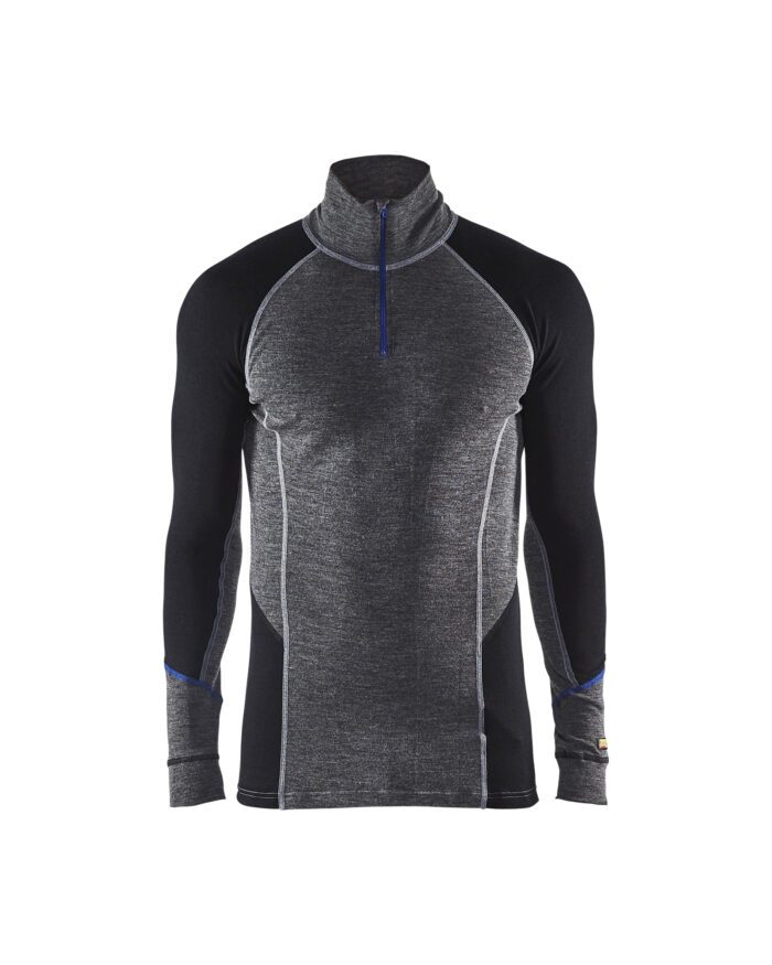 WARM 100% MERINO Zip-neck