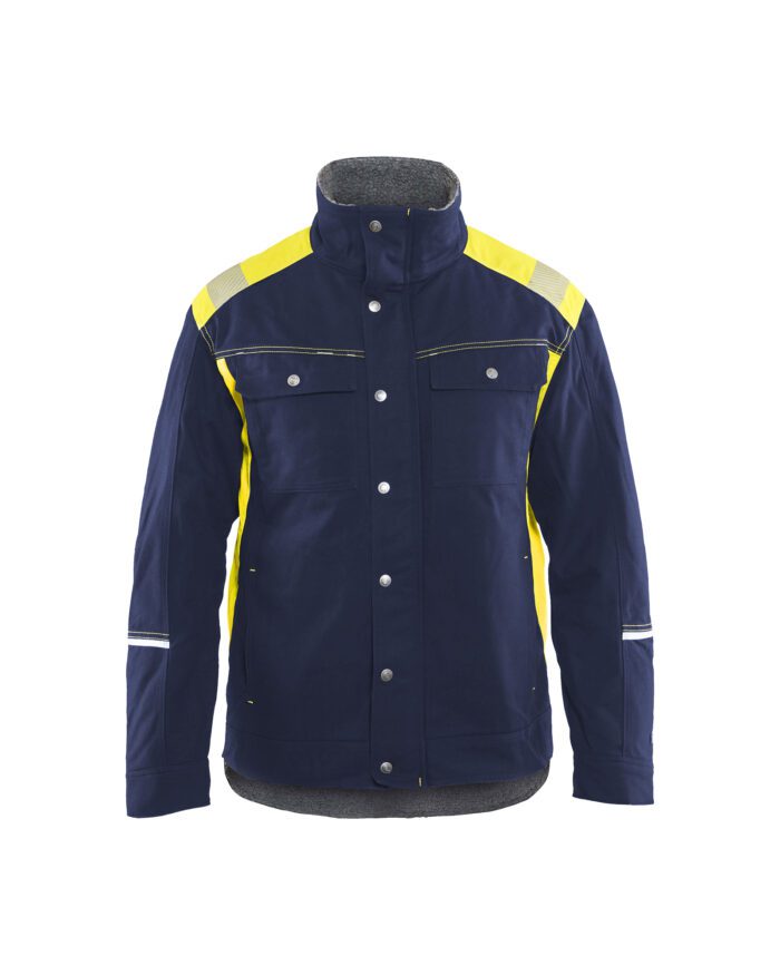 Veste artisan doublée détails fluo