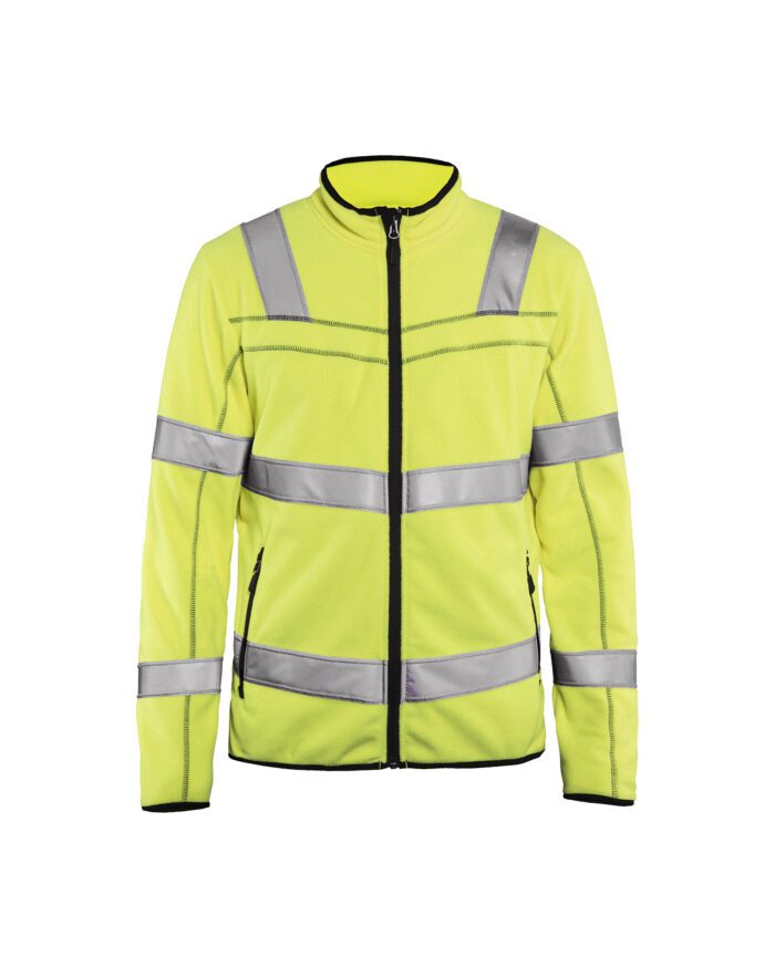 Veste micropolaire Haute-visbilité