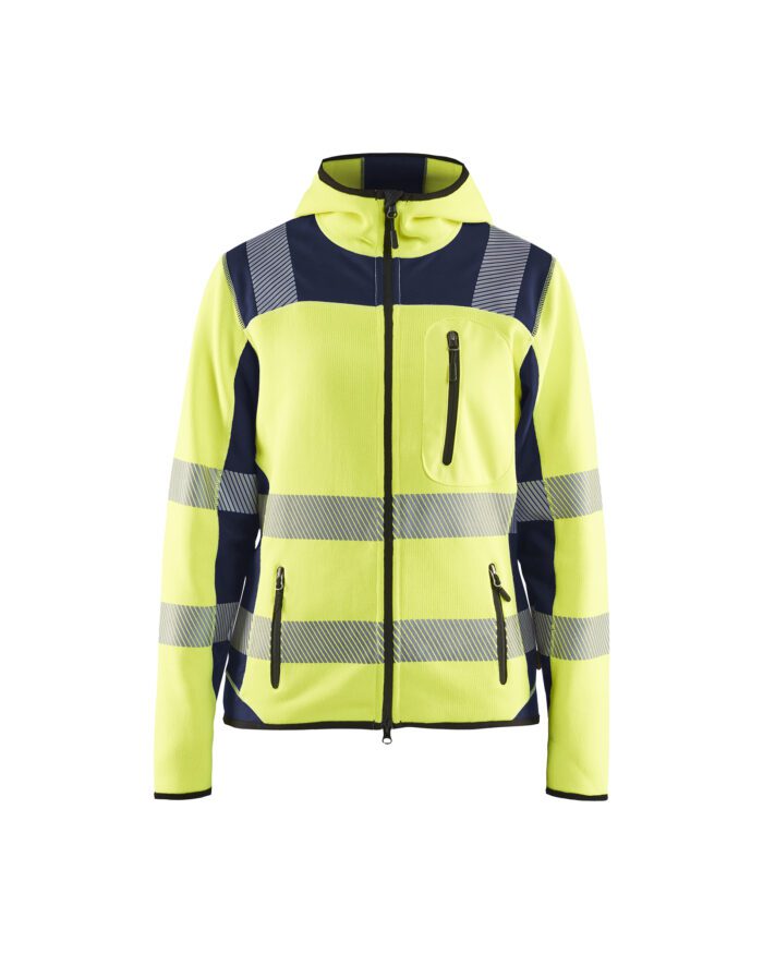 Veste tricotée haute-visibilité femme