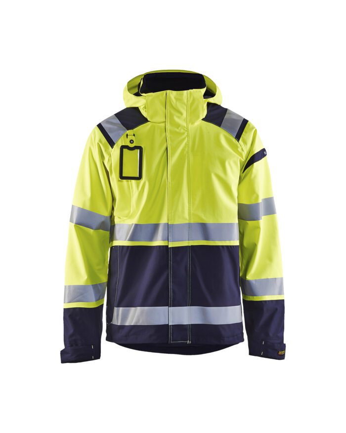 Veste hardshell stretch 2D haute-visibilité