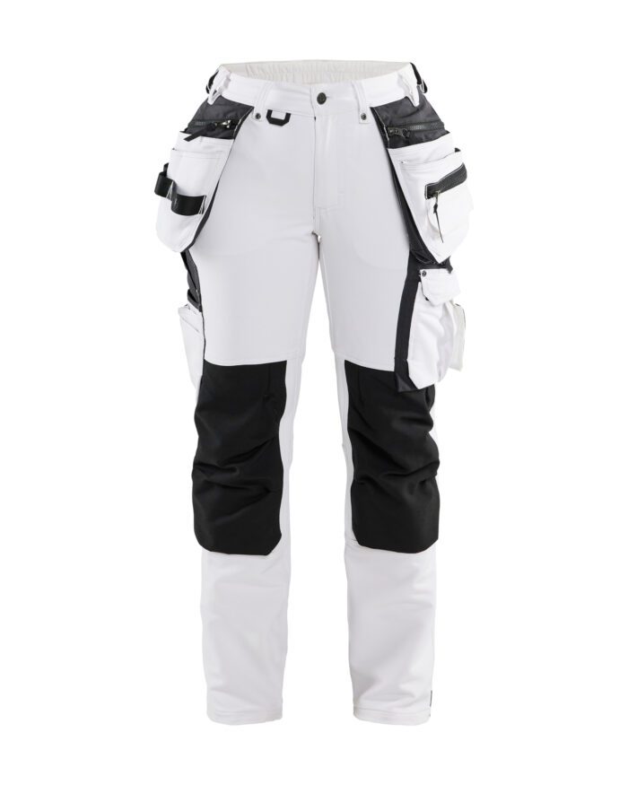 Pantalon peintre stretch 4D femme