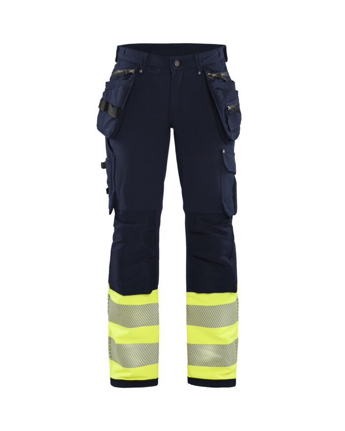 Pantalon haute-visibilité stretch 4D femme