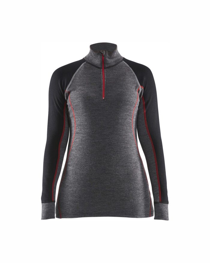 XWARM 100% MERINO Zip-neck  Women